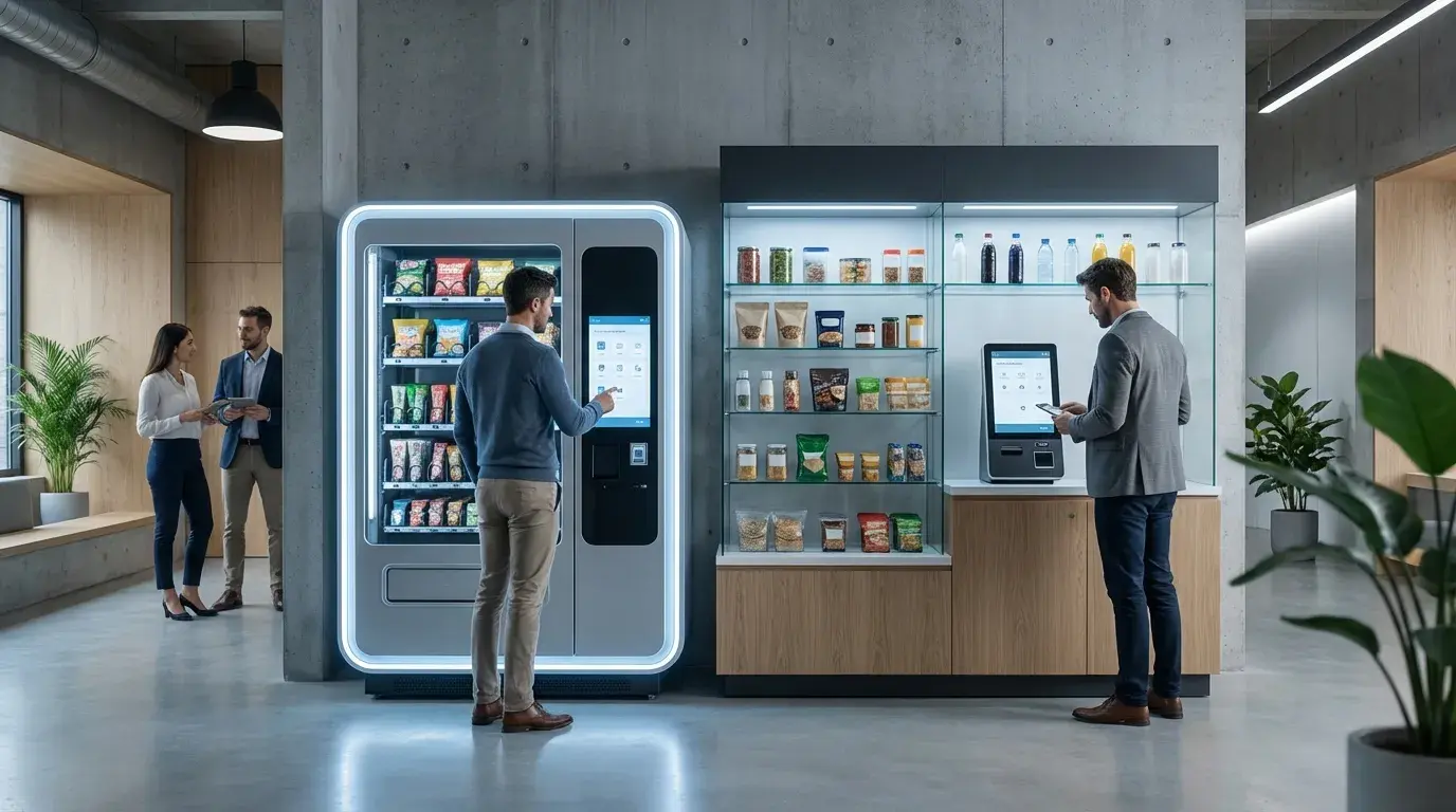 Vending Machine vs. Micro Market Autônomo: A Escolha Estratégica para o Seu Negócio