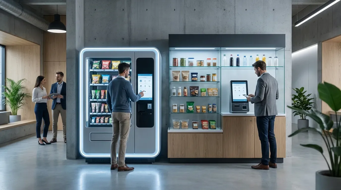 Vending Machine vs. Micro Market Autônomo: A Escolha Estratégica para o Seu Negócio